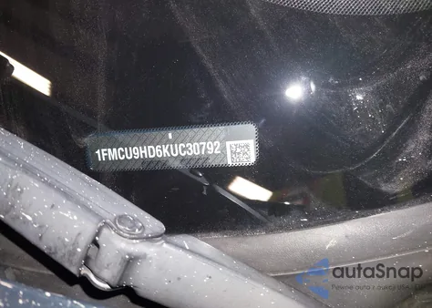 2019 Ford Escape Sel из США, поврежденный, VIN 1FMCU9HD6KUC30792